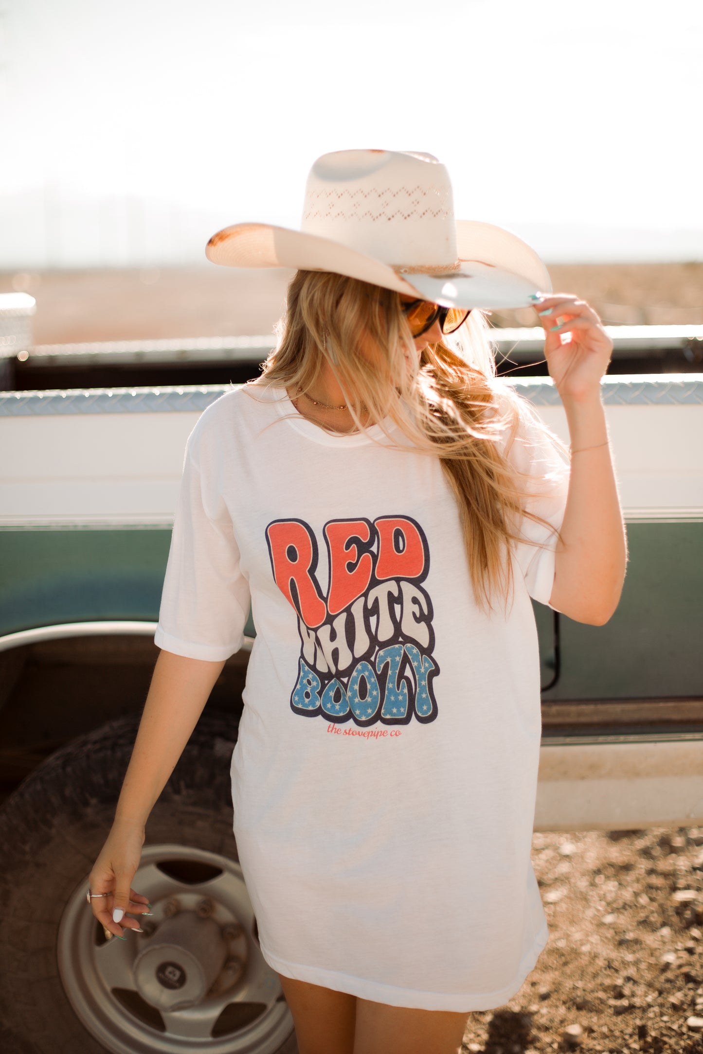 Red White & Boozie Tee