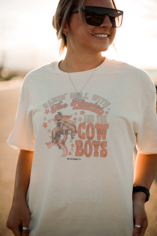 Hippies and Cowboys Tee