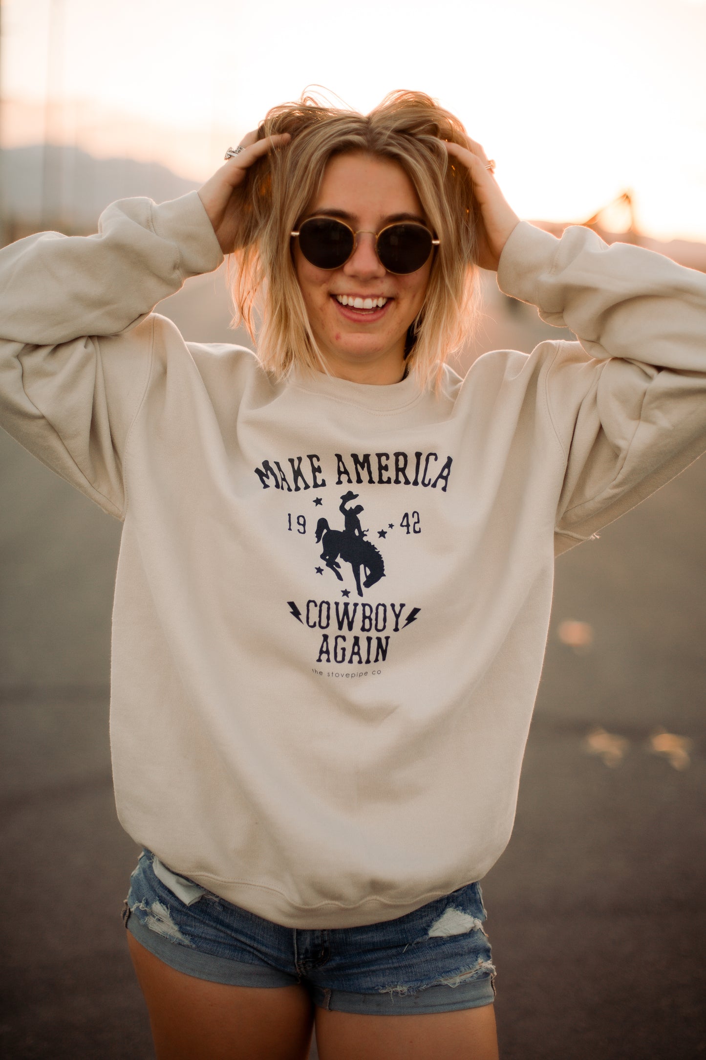 Cowboy Crewneck